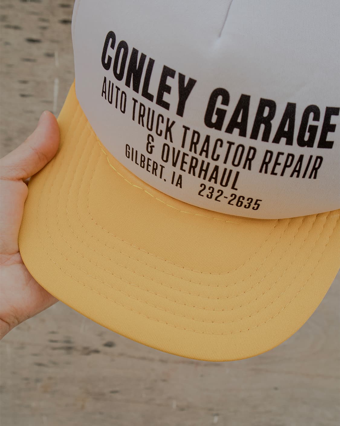 repair shop Vintage damage 매쉬 트러커 캡 상품이미지3