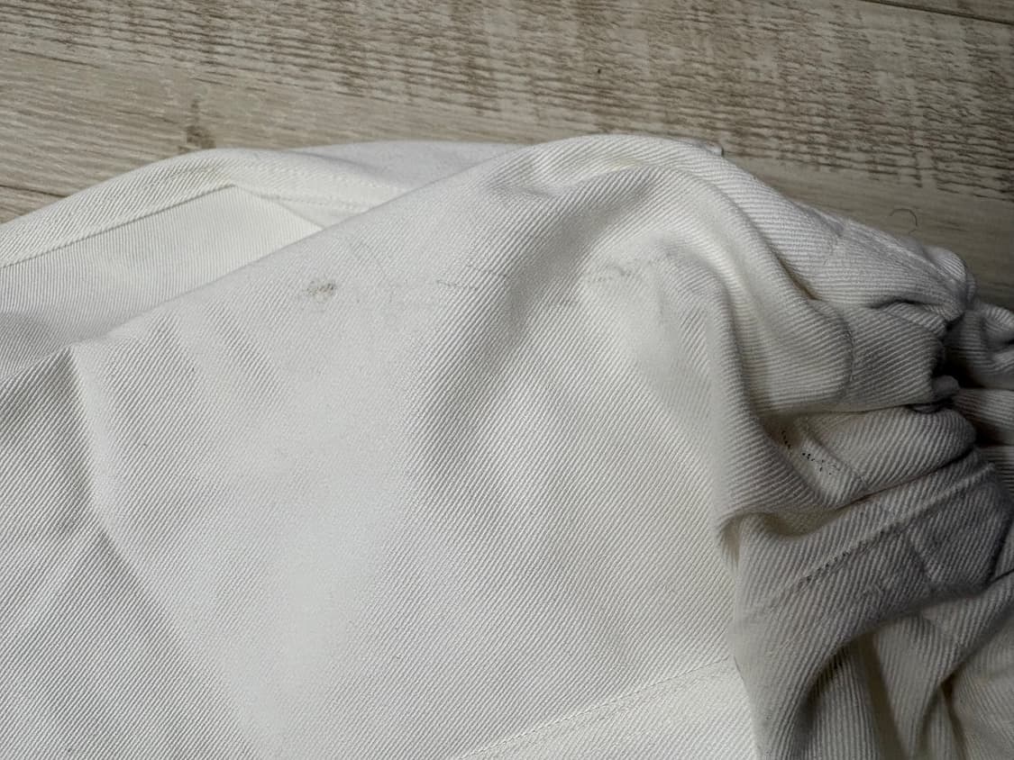 아캄 핀턱 프린팅 팬츠 화이트 1 상품이미지5