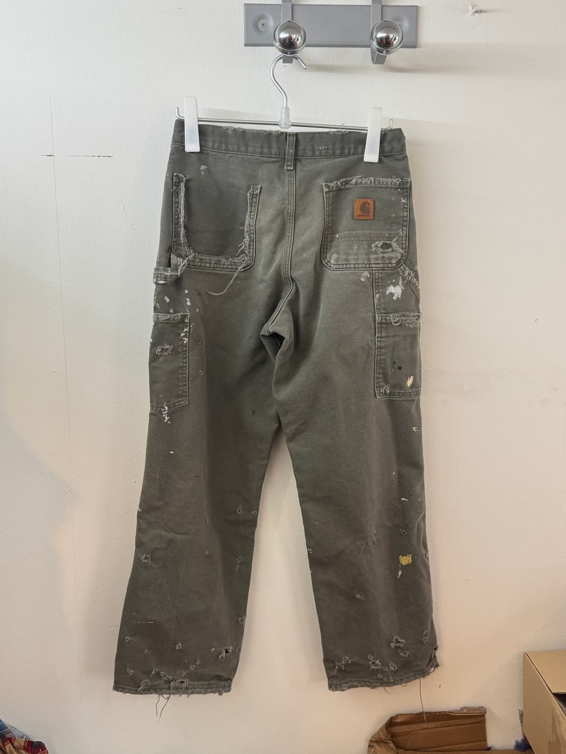 00s carhartt trashed work pants 상품이미지7
