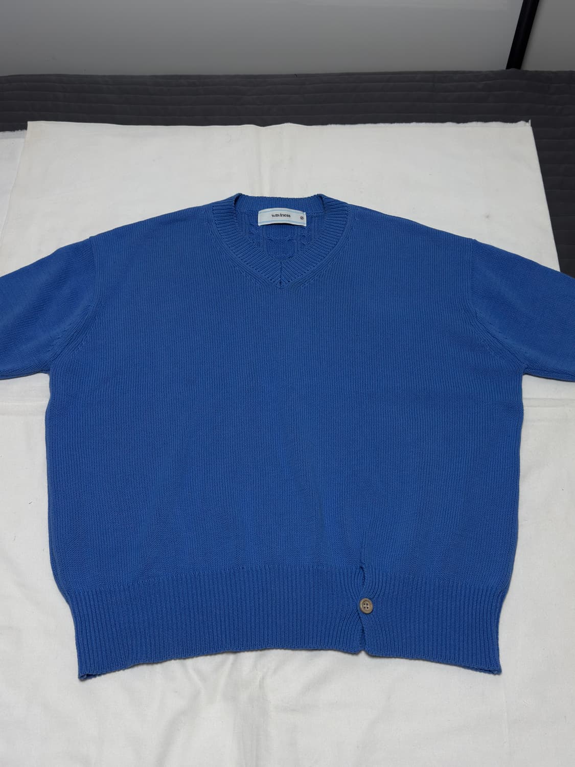 웨이비니스 / 하이 타이드 브이넥 하프 니트 / 2 상품이미지2