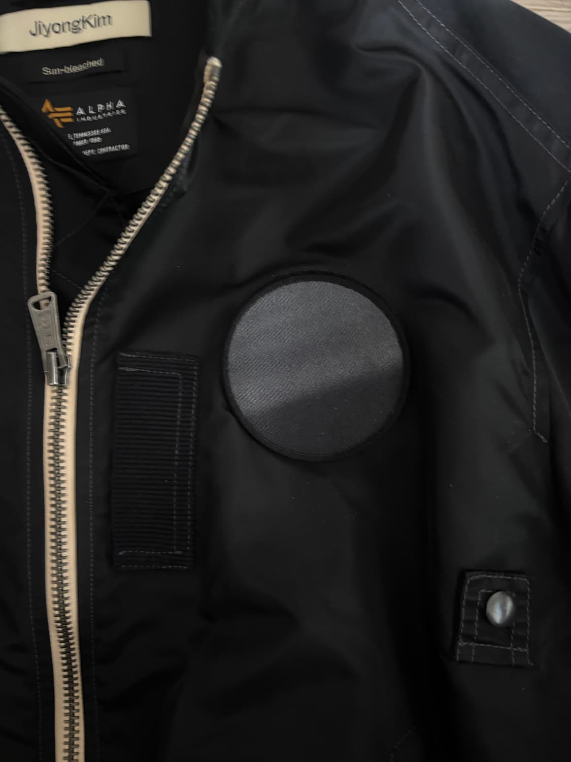 [L] Jiyong Kim X Alpha Sunbleach bomber 상품이미지4