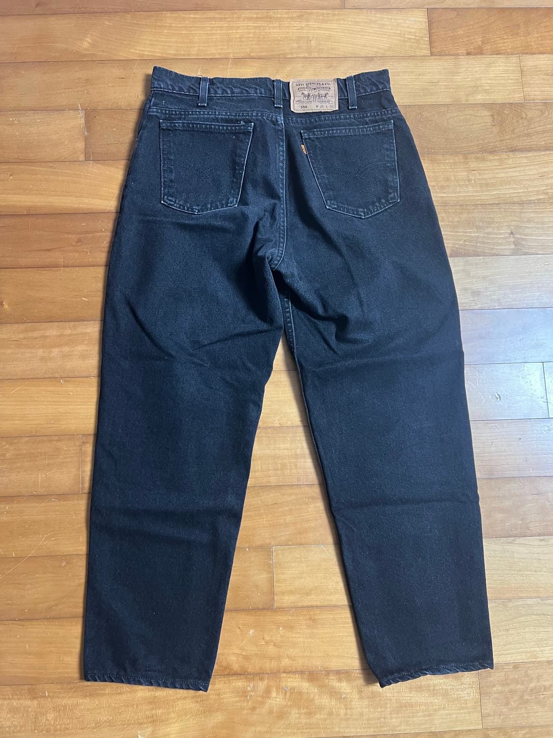90s levi‘s 550 블랙 34x30 상품이미지2
