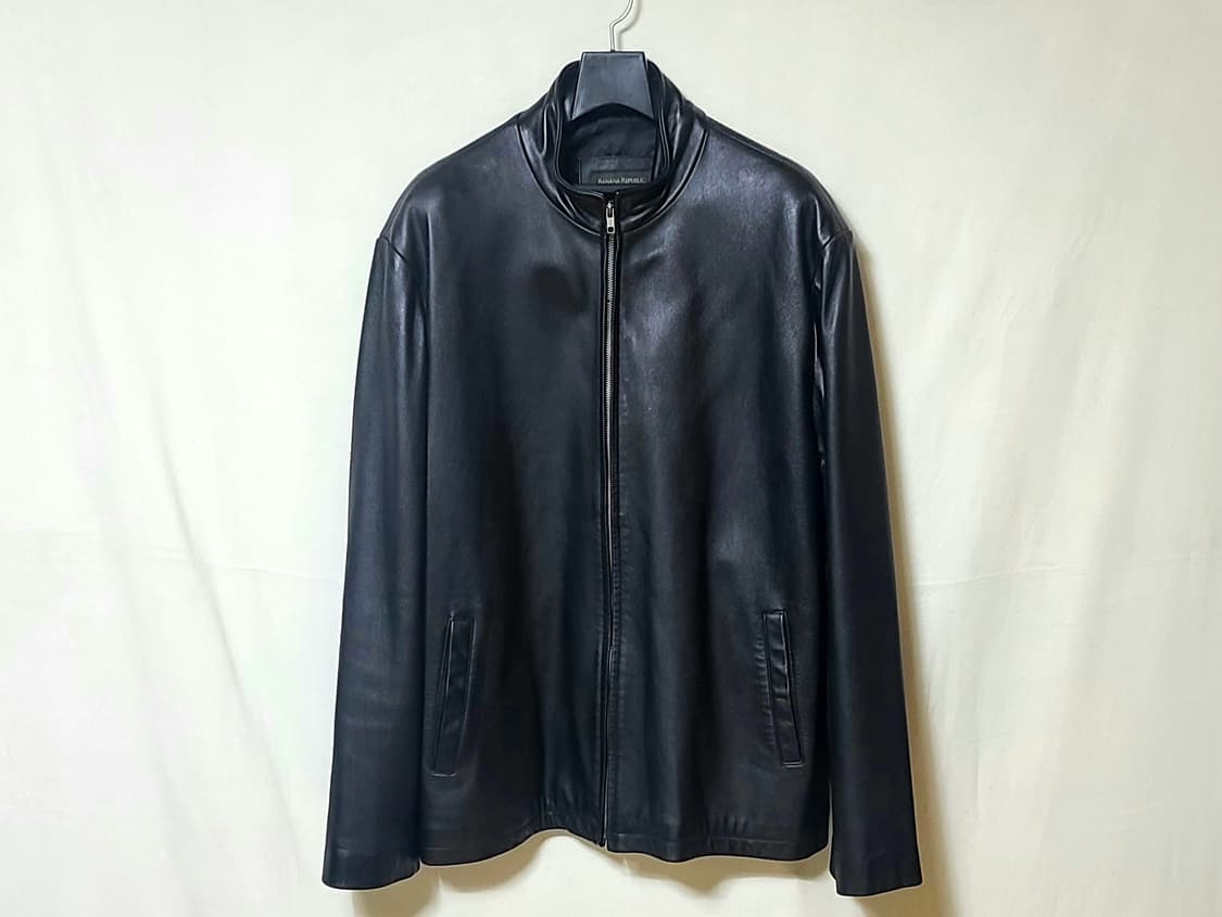 BANANA REPUBLIC 프리미엄 천연 양가죽 싱글 라이더 자켓 상품이미지3