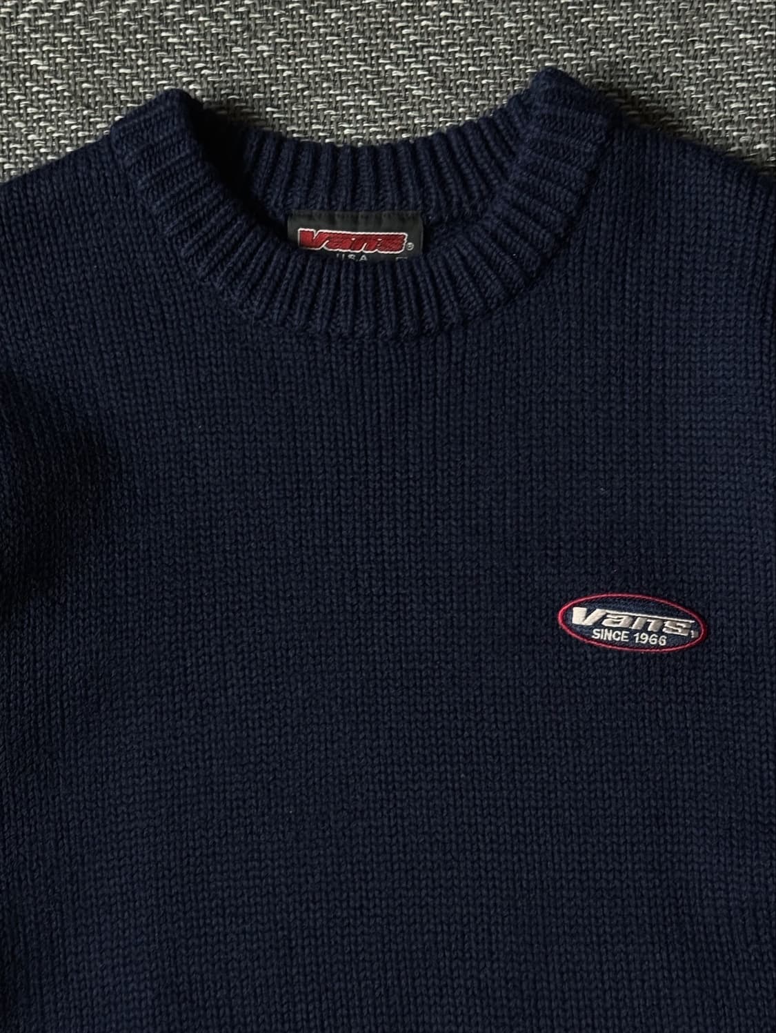 90s VANS 올드 반스 크루넥 울 빈티지 스웨터 (105) 상품이미지2