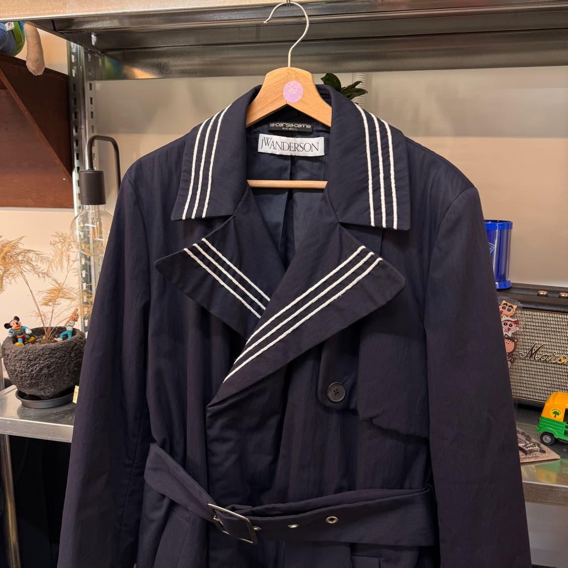 18시즌 JW 앤더슨 마린 패디드 트렌치 코트 상품이미지2