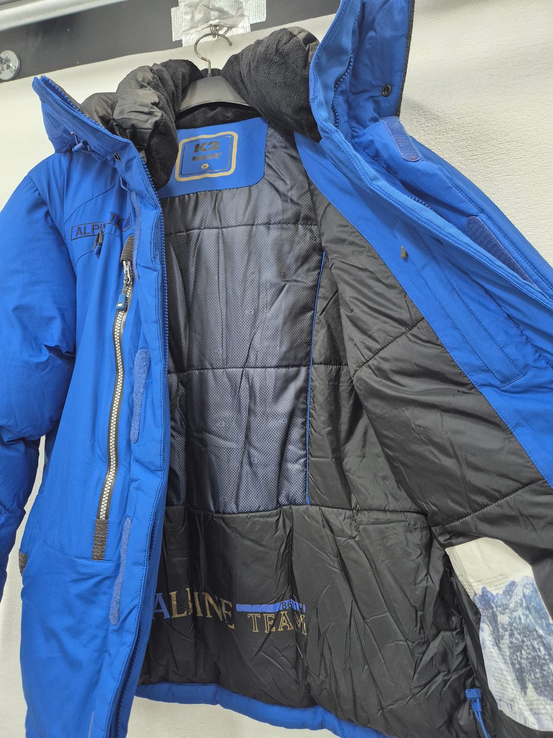 K2 알파인 팀 다운 패딩 블루 800필파워 /95 상품이미지8