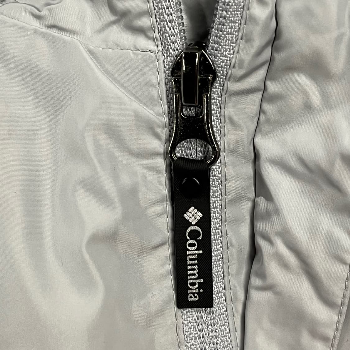 [정품/L] 컬럼비아 후드 바람막이 자켓 라이트그레이 b17 상품이미지7