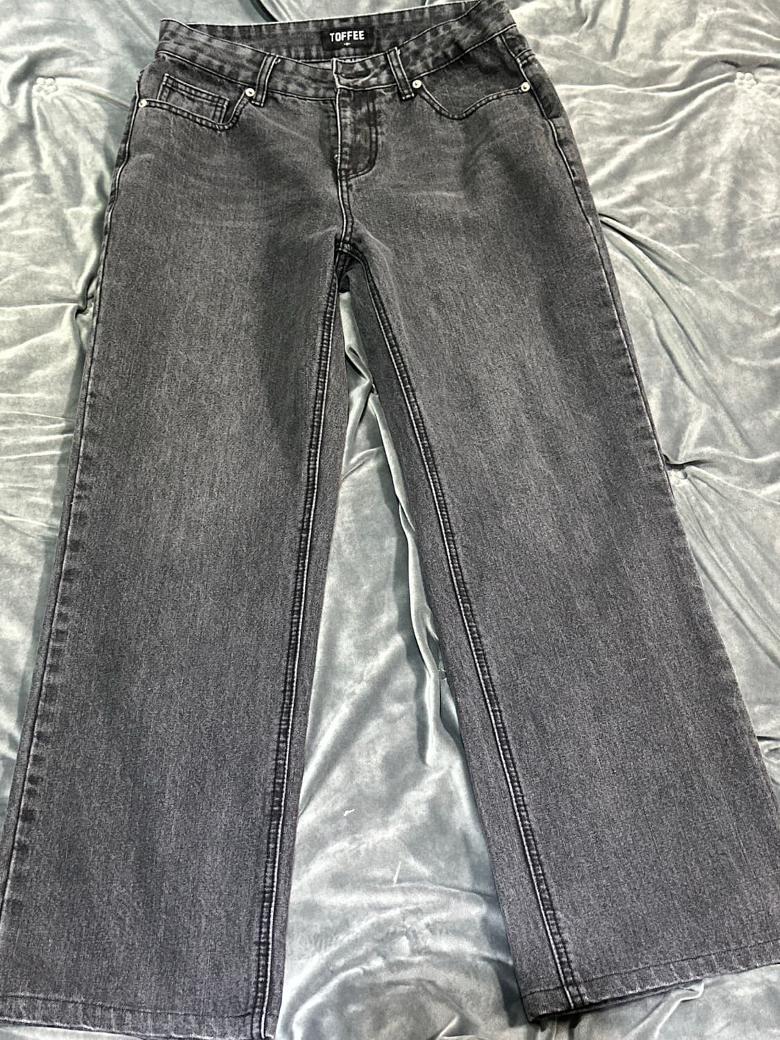 토피 와이드 데님팬츠 M 상품이미지1