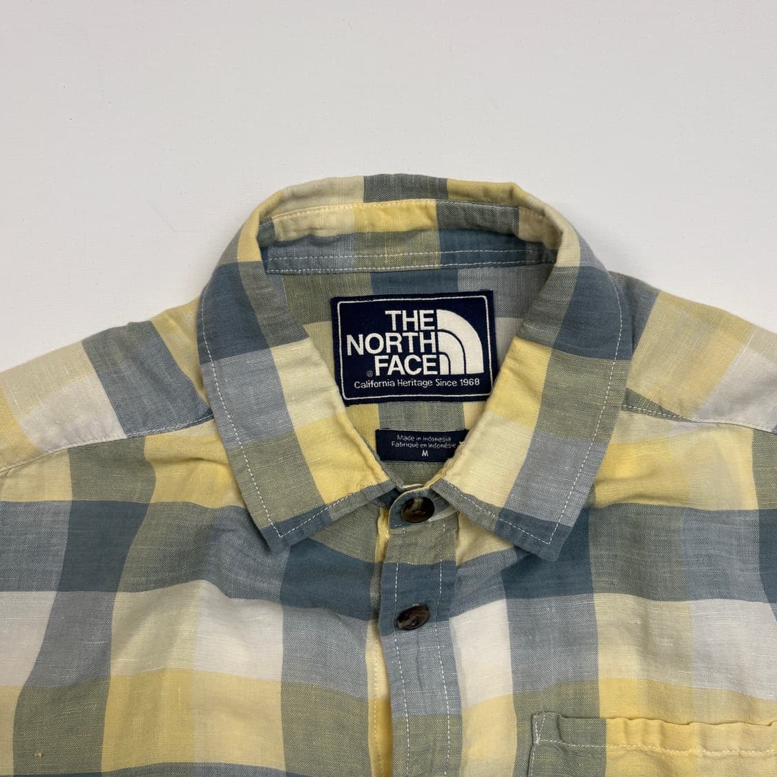 [M] The North Face linen half-shirt 상품이미지4