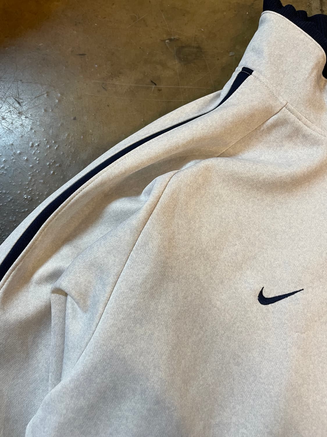 나이키 00s 오트밀 사이드라인 올드스쿨 트랙탑 집업 져지 상품이미지4