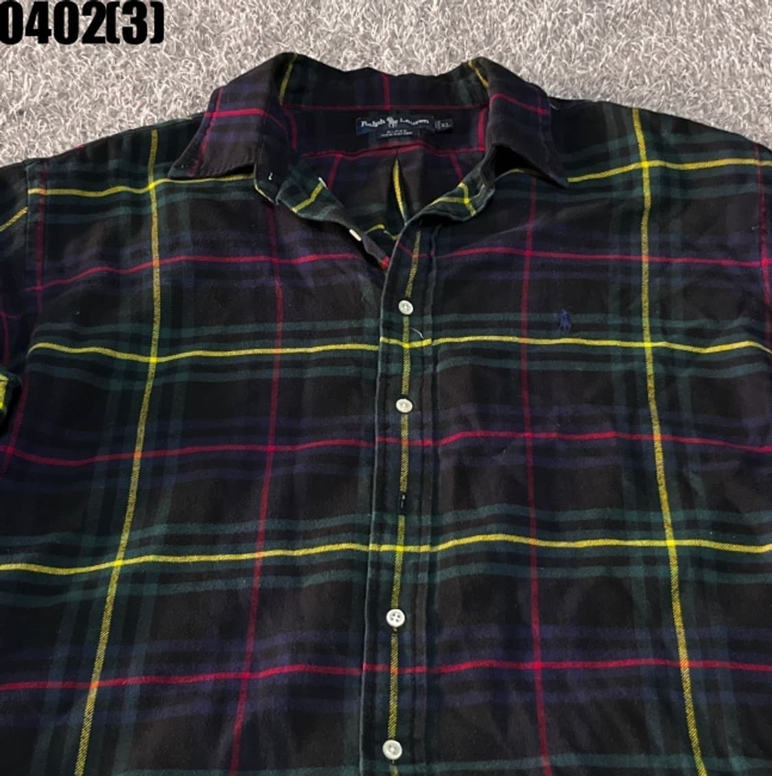 폴로 랄프로렌 체크 긴팔셔츠 상품이미지2