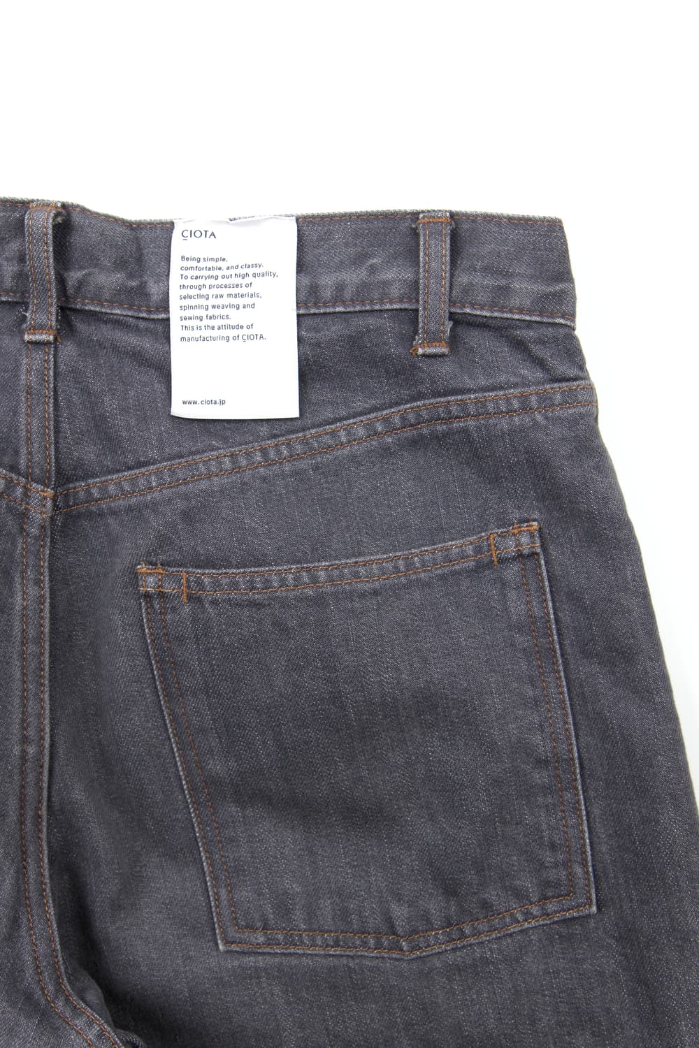 Ciota 배기 5포켓 데님팬츠 그레이 상품이미지8