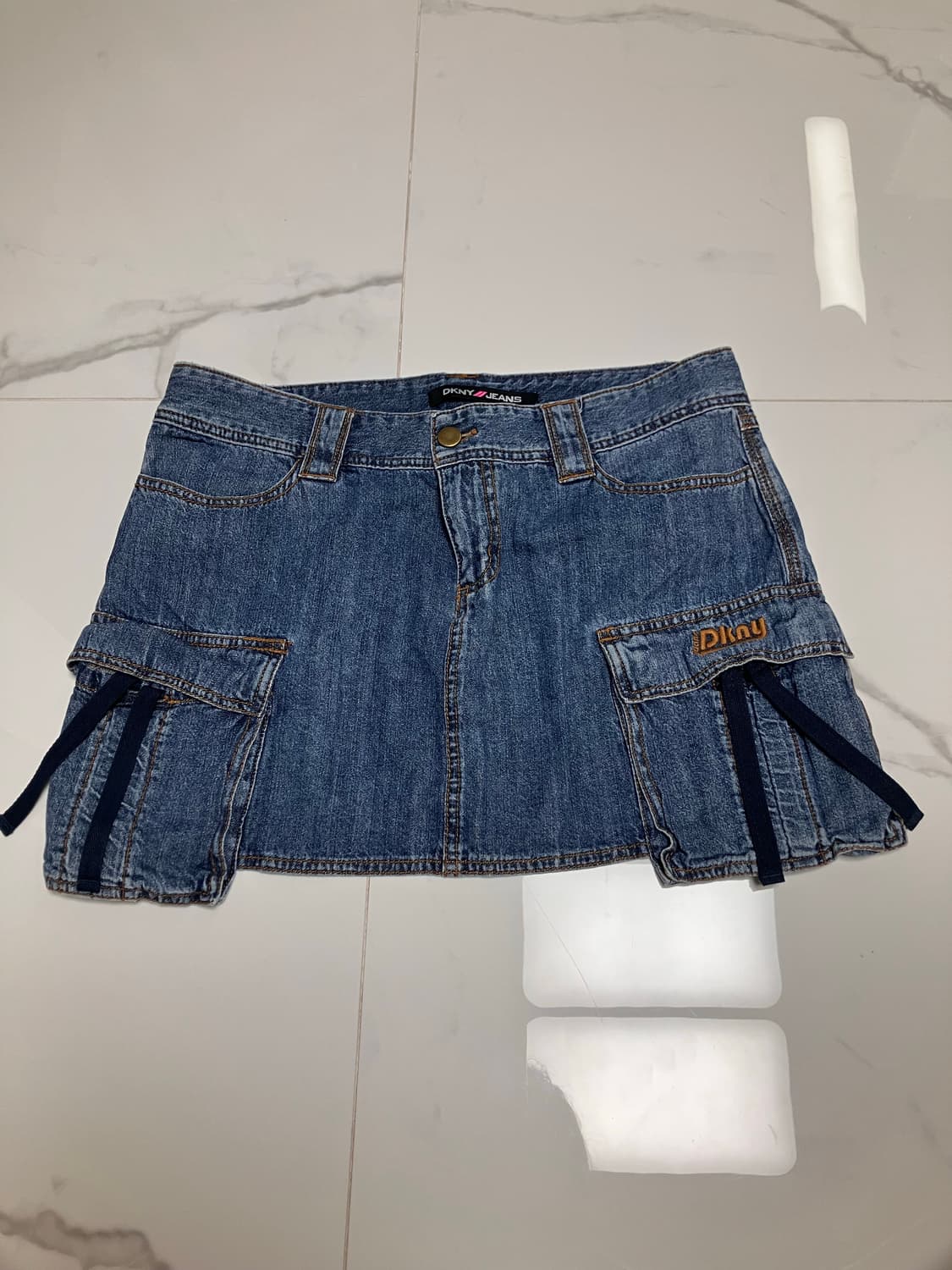 DKNY 2000s Y2K 카고 데님 미니 스커트 청치마  상품이미지1