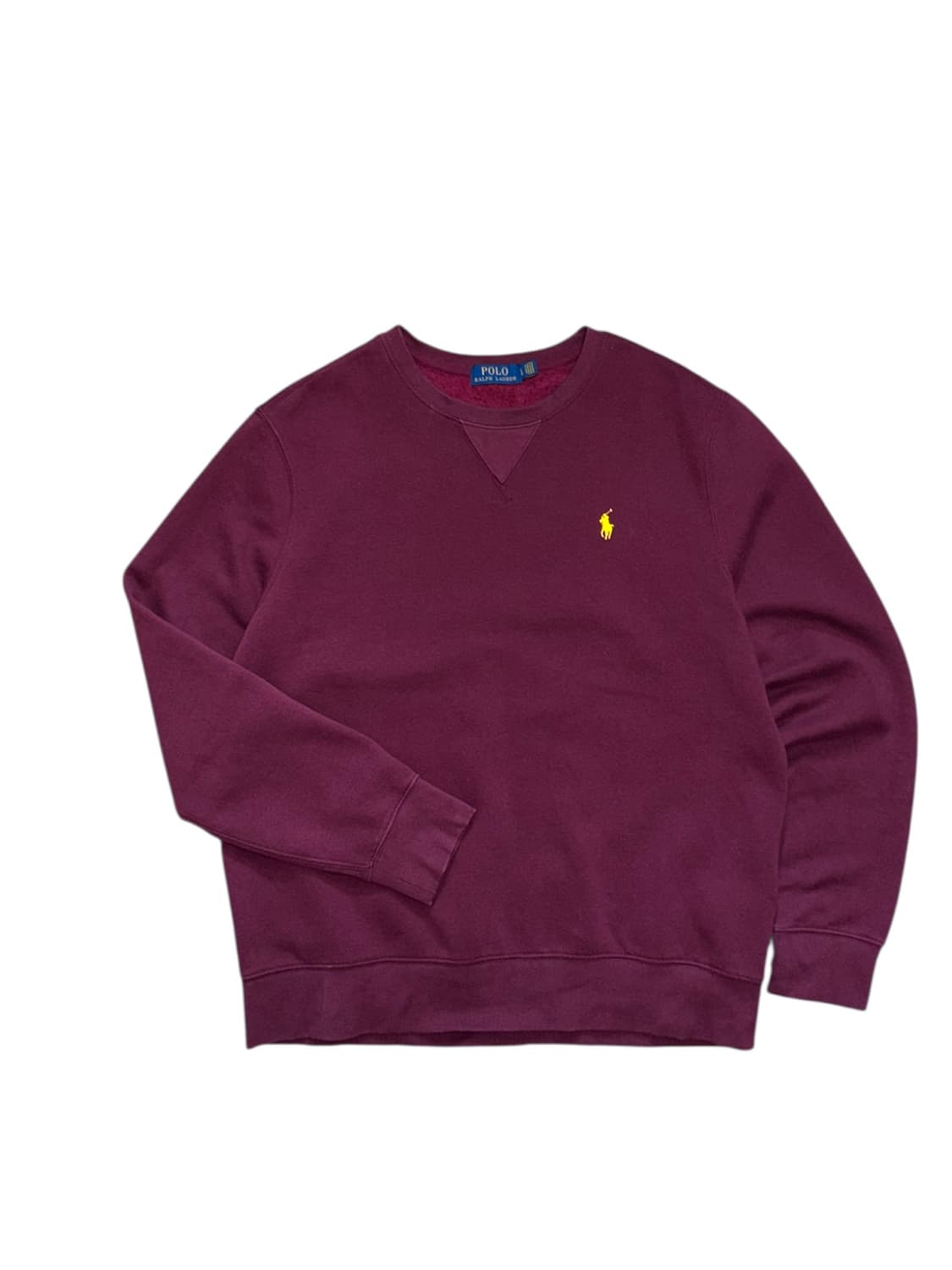 폴로 랄프로렌 버건디 맨투맨 스웻셔츠 상품이미지3