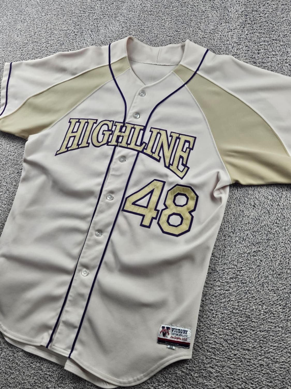 빅토리 에슬레틱 하이라인 베이스볼 져지 ( 46 ) / 11431 상품이미지4