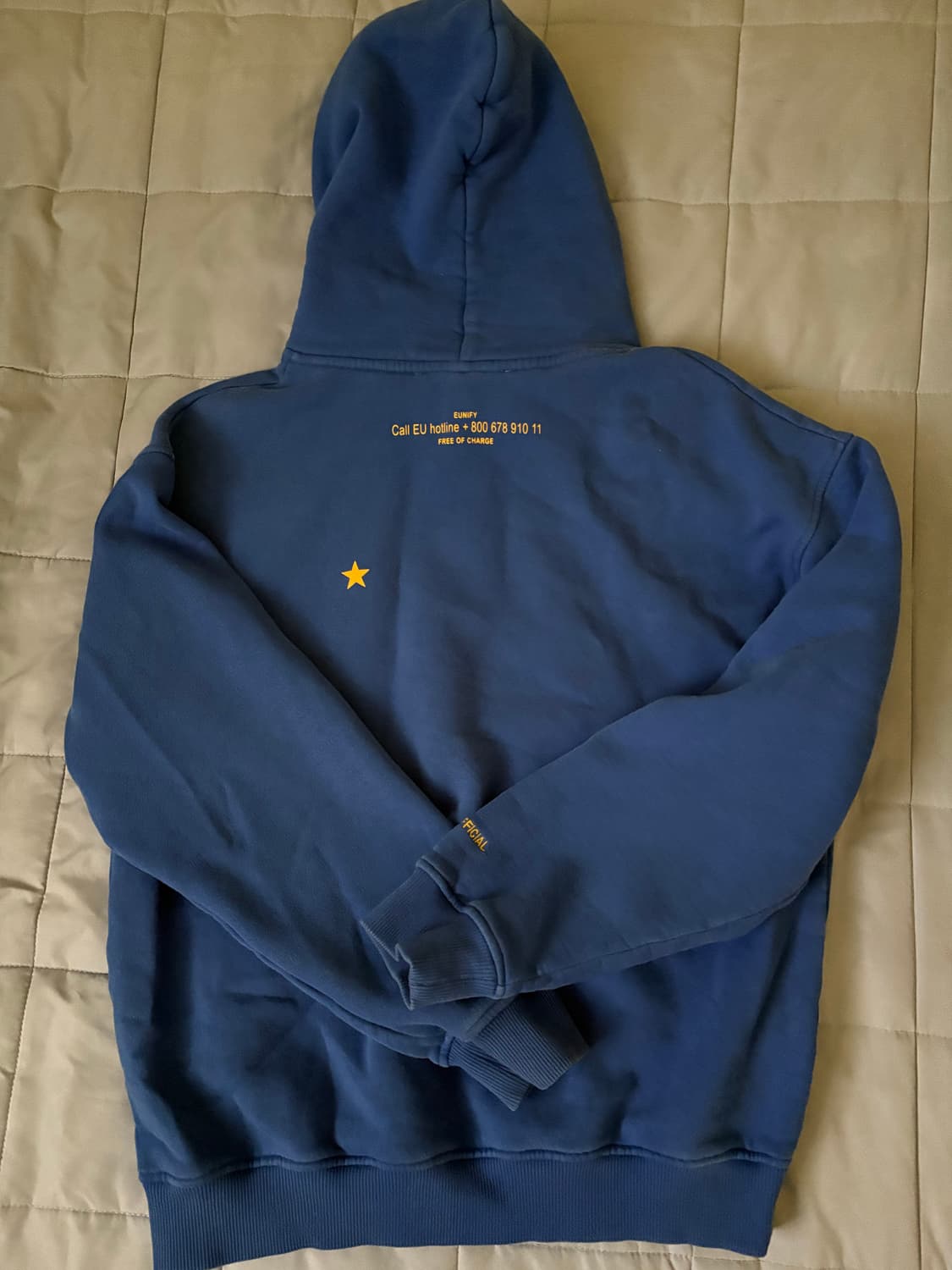 수베니어 오피셜 후드티 블루 M 상품이미지2