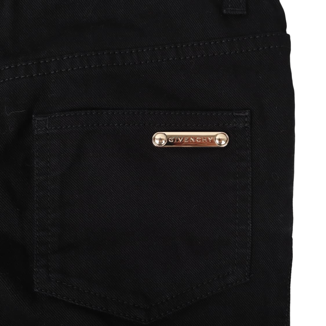 지방시 언 팬탈론 더블 레이어 블랙 진 데님팬츠 상품이미지6