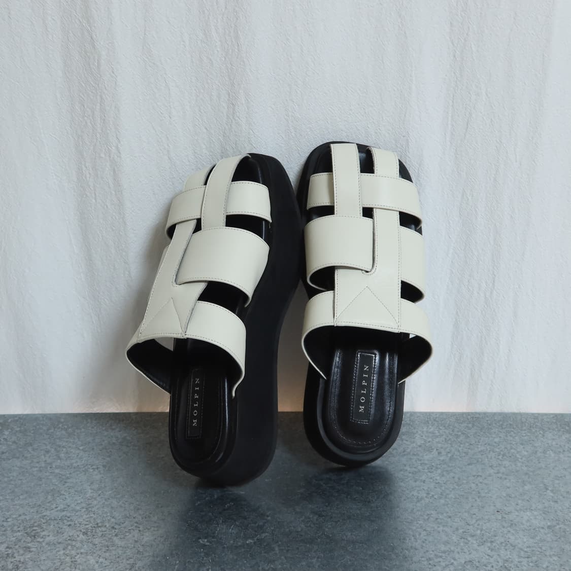 몰핀 피셔맨 플랫폼 뮬 상품이미지3