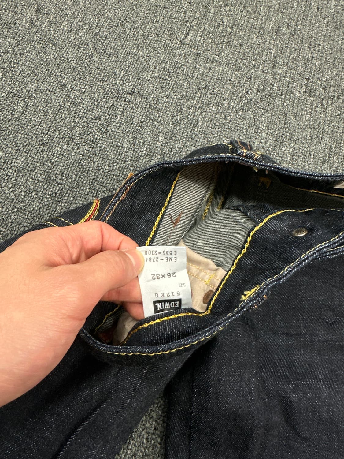 26) 에드윈 y2k 빈티지 부츠컷 데님팬츠 상품이미지6