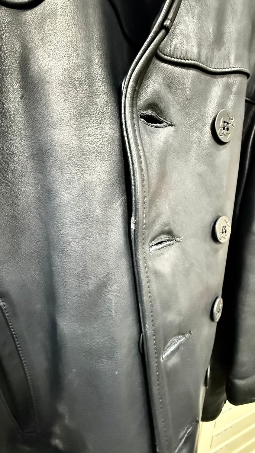 Schott 740n leather 피코트 상품이미지2