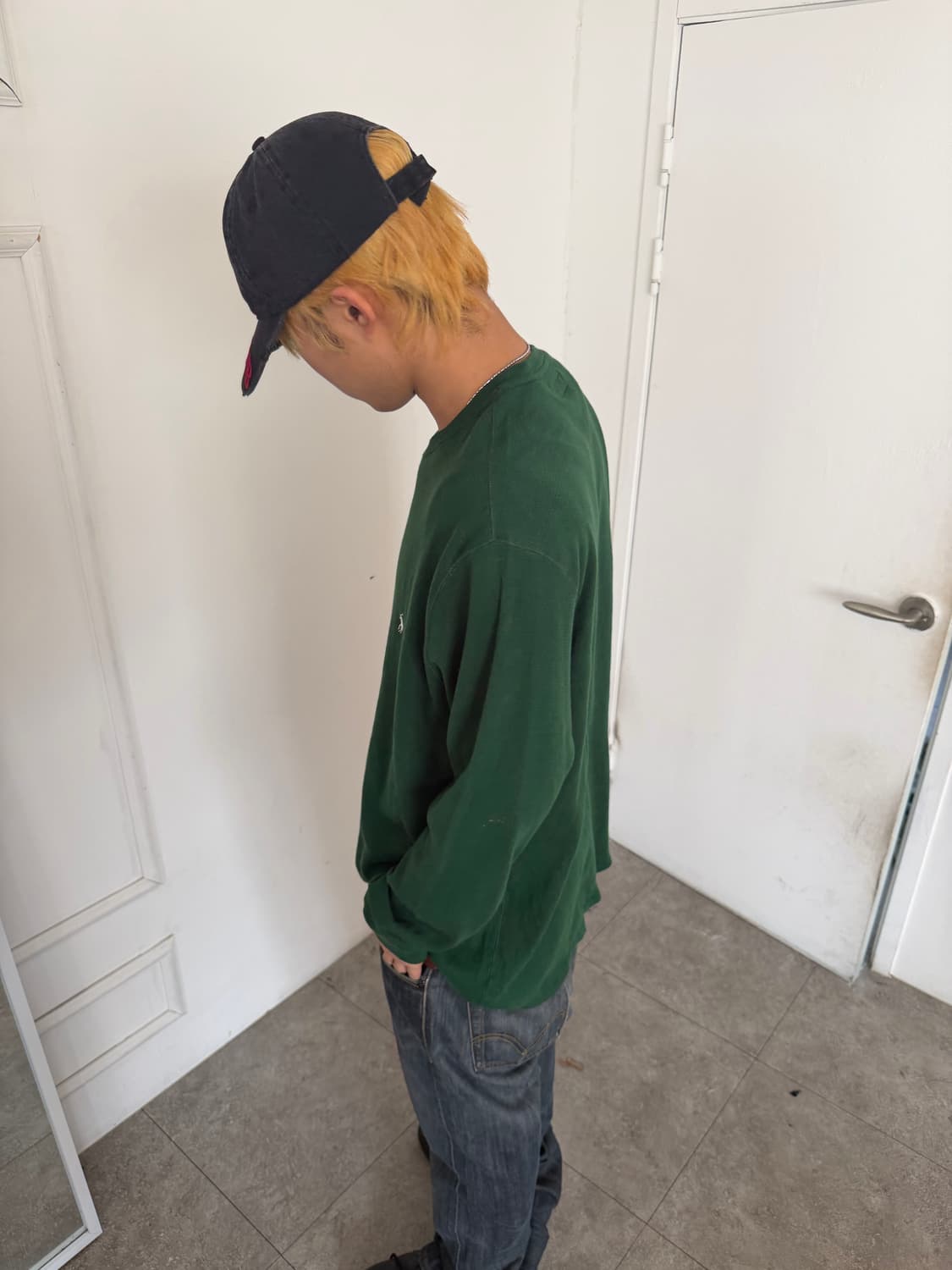 폴로 와플 롱슬리브 상품이미지5