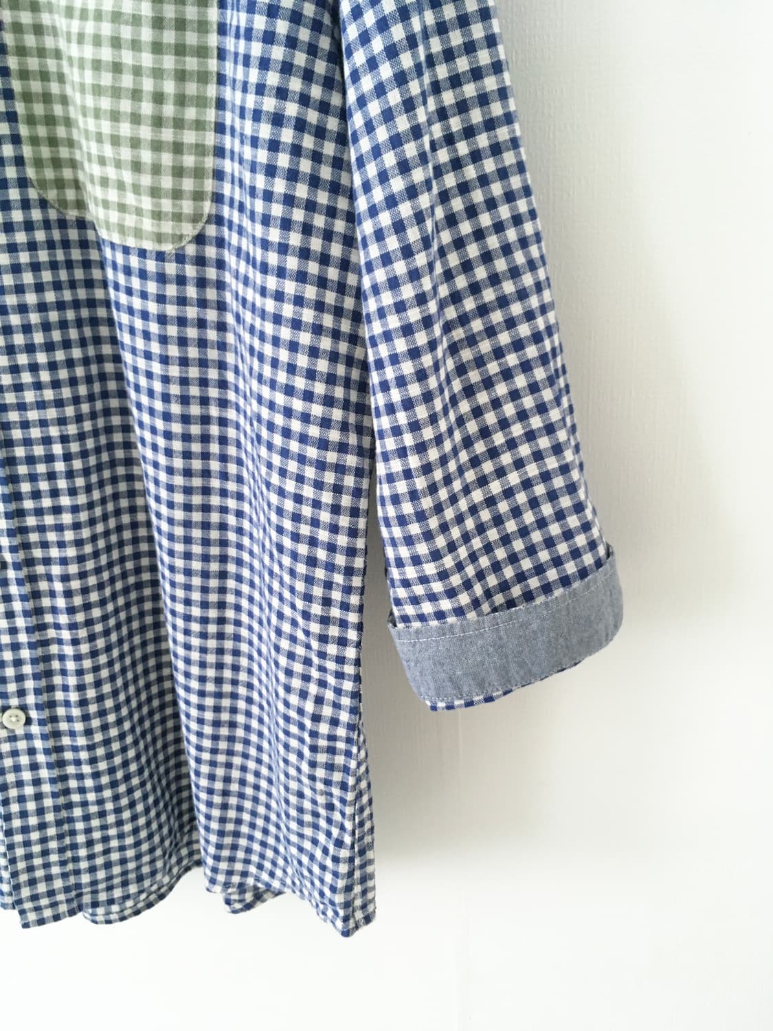 piste blue gingham check shirt 상품이미지5