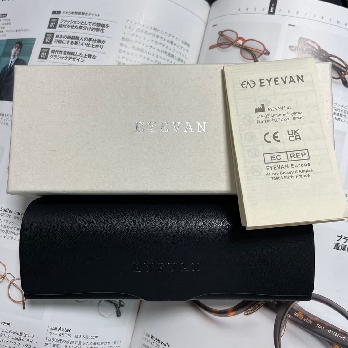 EYEVAN 아이반 티타늄 원형 일본 안경 상품이미지10