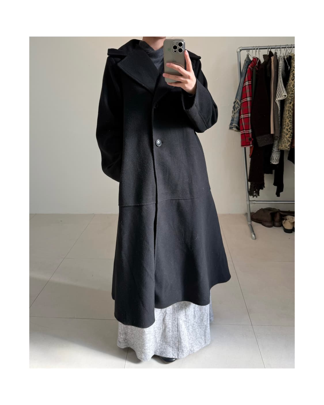 빈티지 후디 코트 상품이미지1