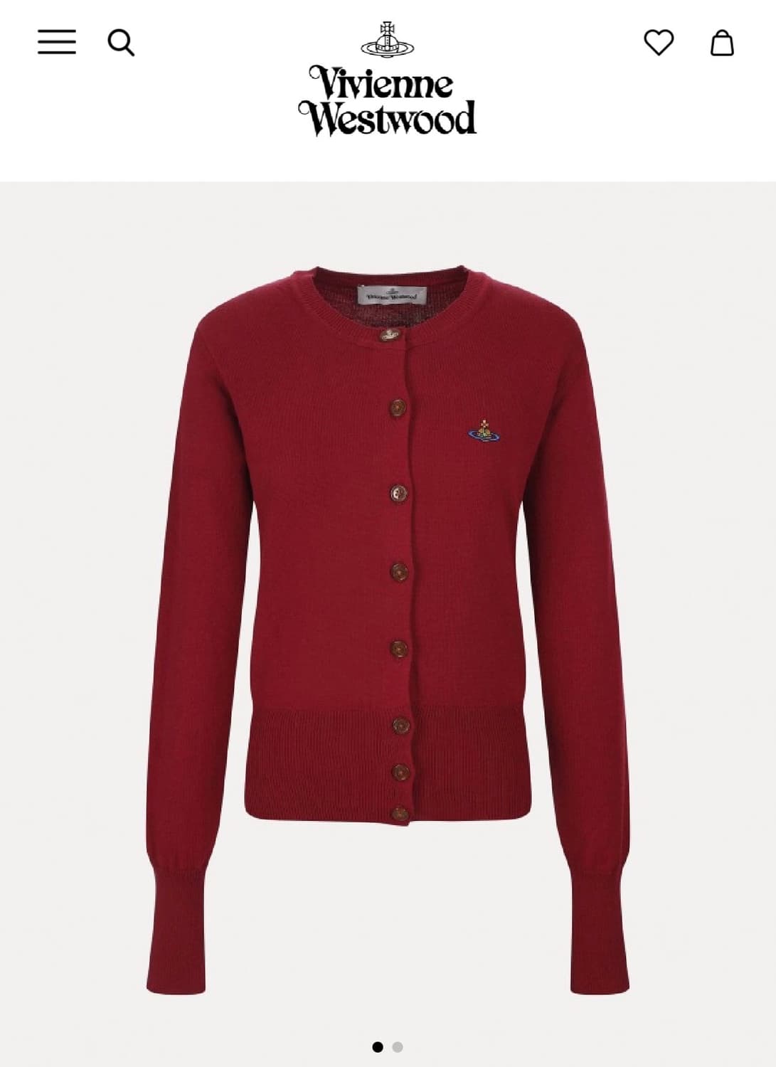 비비안웨스트우드 가디건 상품이미지1