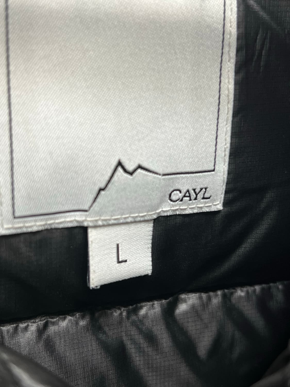 Cayl | 경량 다운 자켓 2 / black  ( L) 상품이미지5