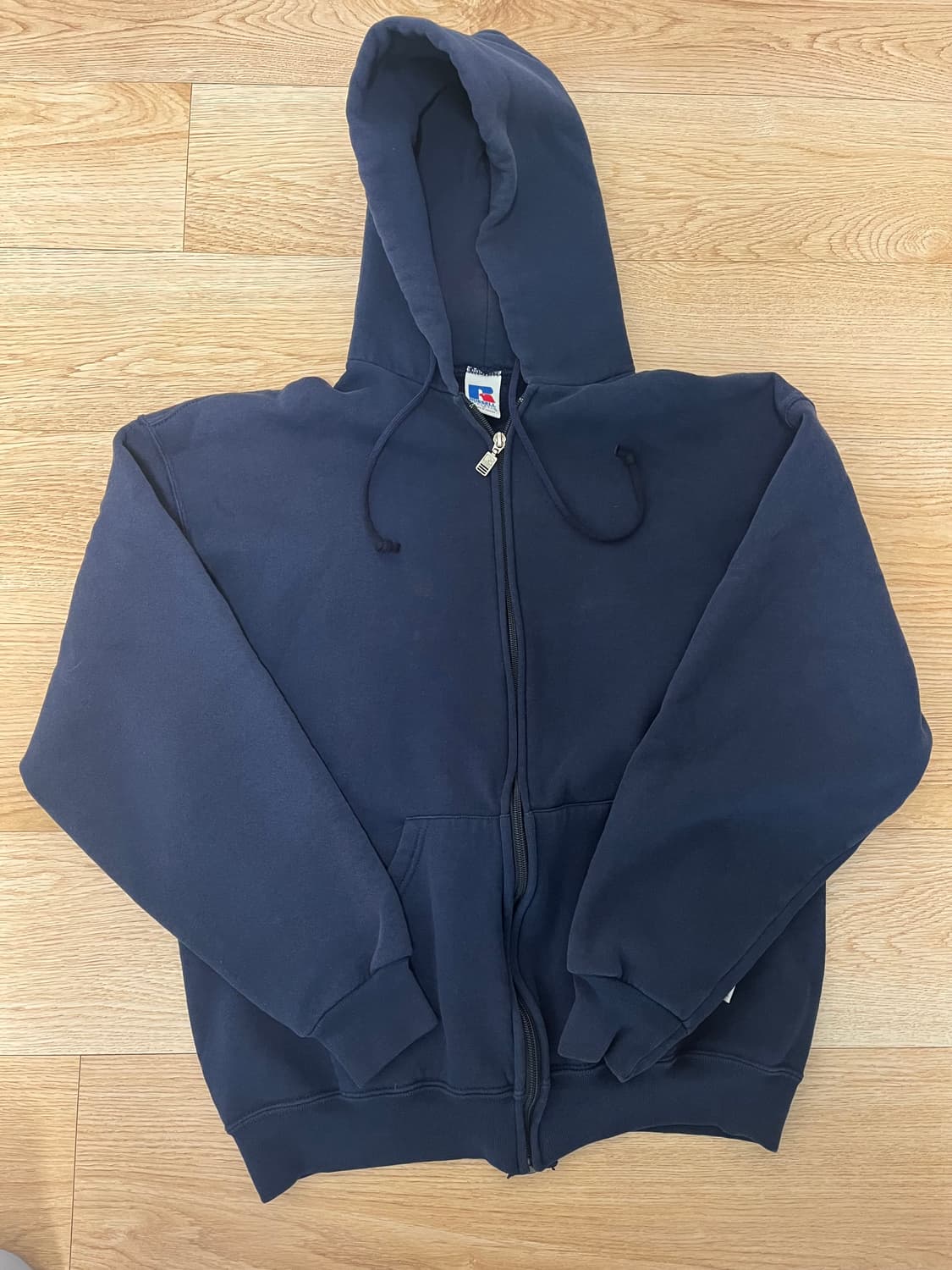 90s 러셀 후드집업 네이비 팜니다 상품이미지1