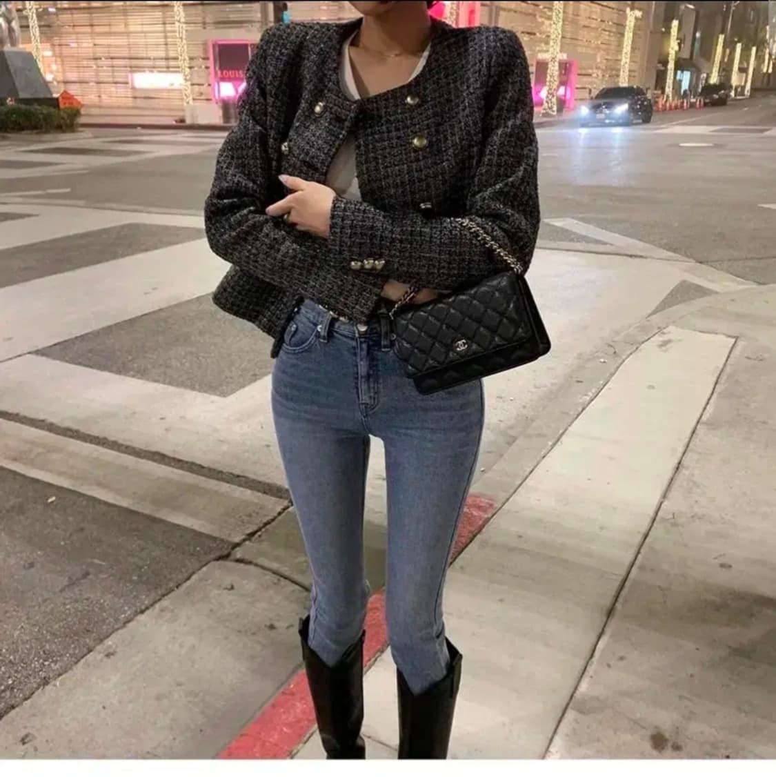 구즈guse 트위드 자켓 새상품  상품이미지1