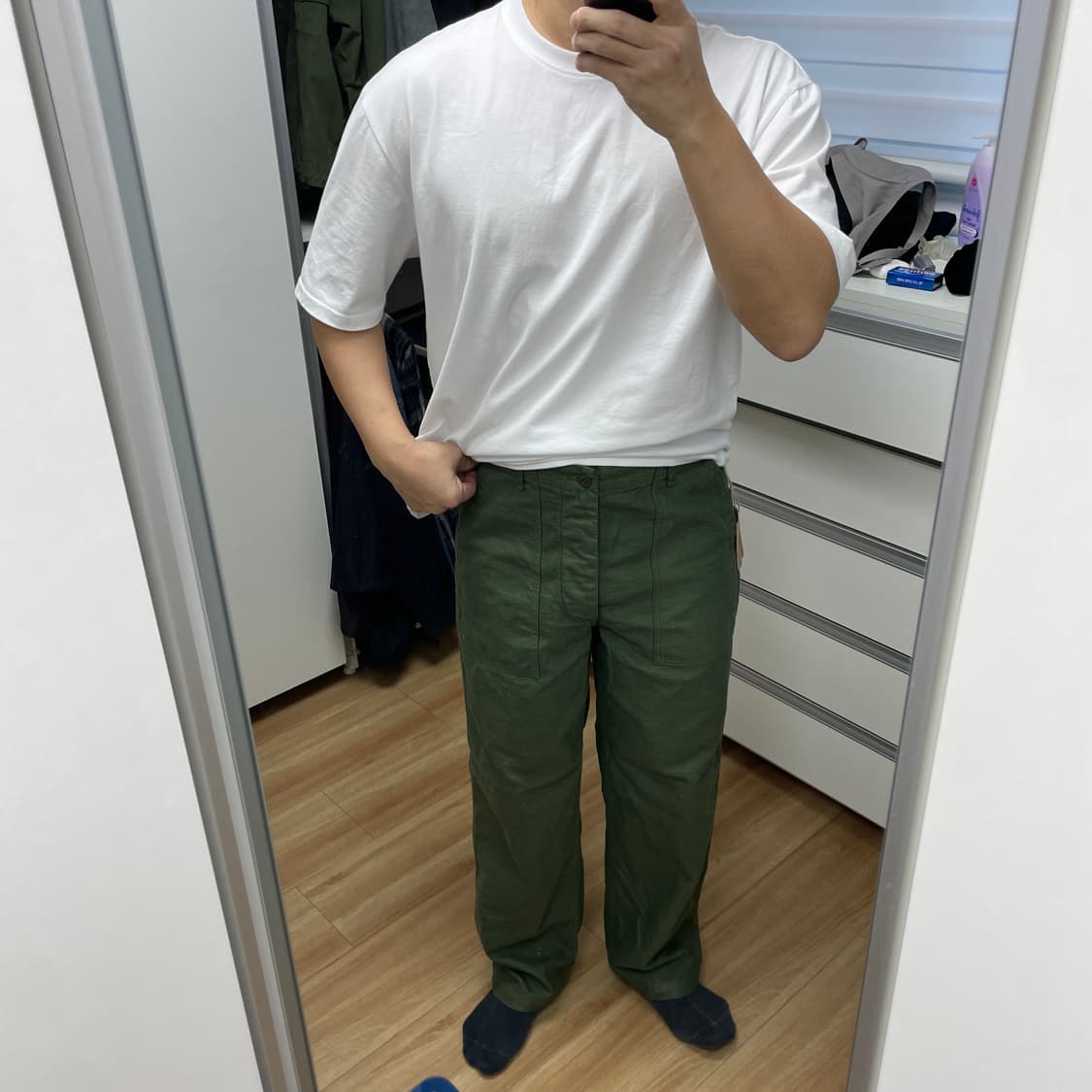  (새제품)오어슬로우 퍼티그팬츠 레귤러핏 (4) 상품이미지10