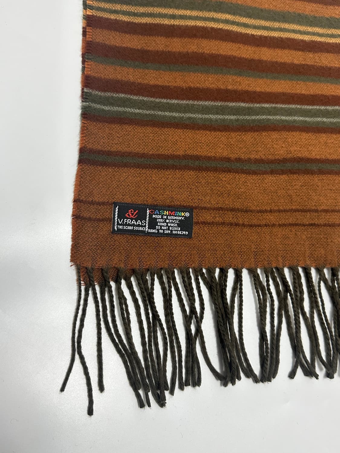 V.FRAAS made in germany 배색 머플러 상품이미지5