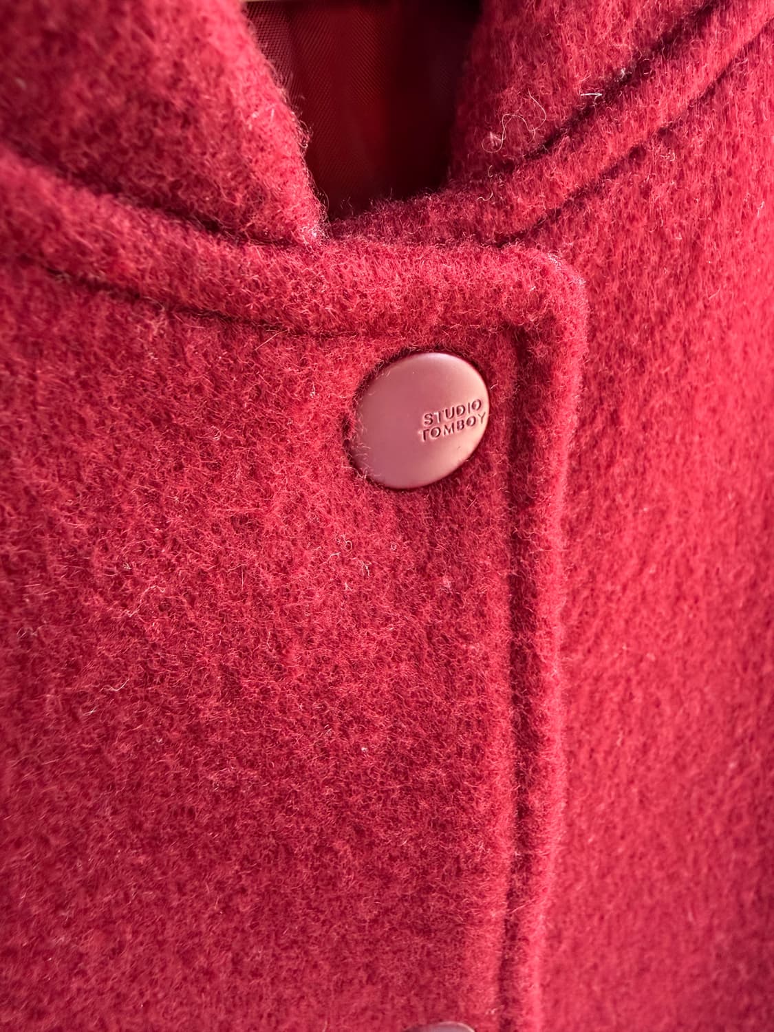 . 스튜디오톰보이 캐시미어 블렌딩 오버 코트 상품이미지5