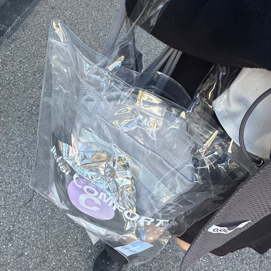 지초이 투명 PVC백 상품이미지1