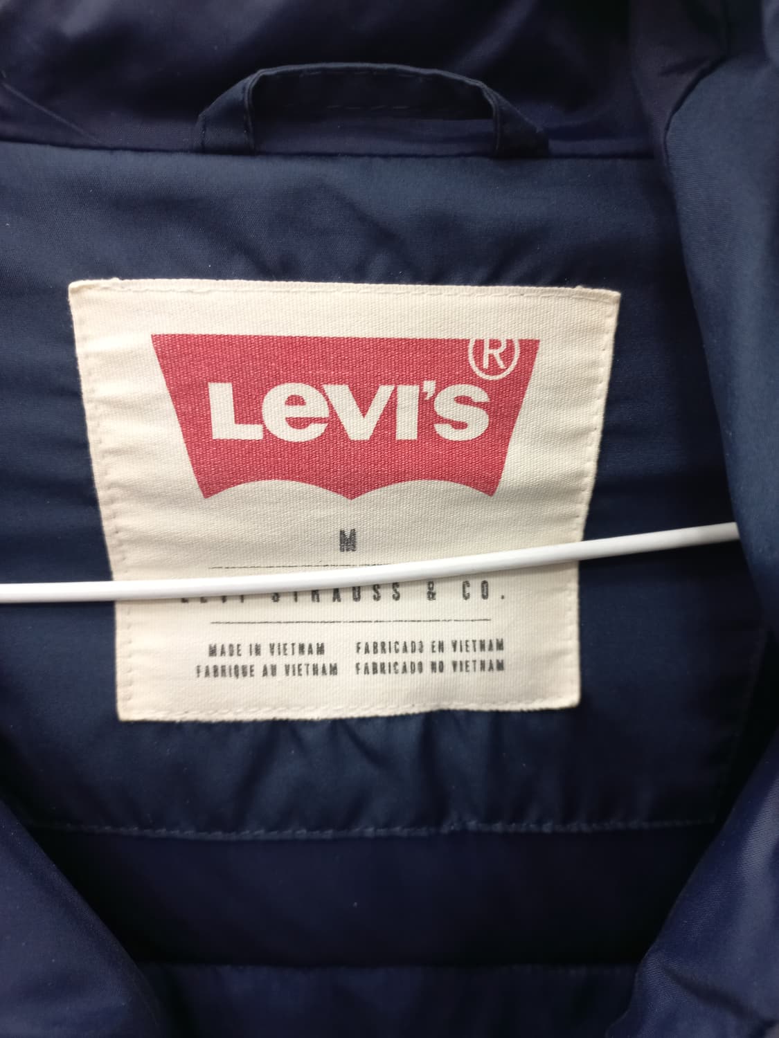 리바이스 남성 패딩 점퍼 네이비 95 상품이미지2