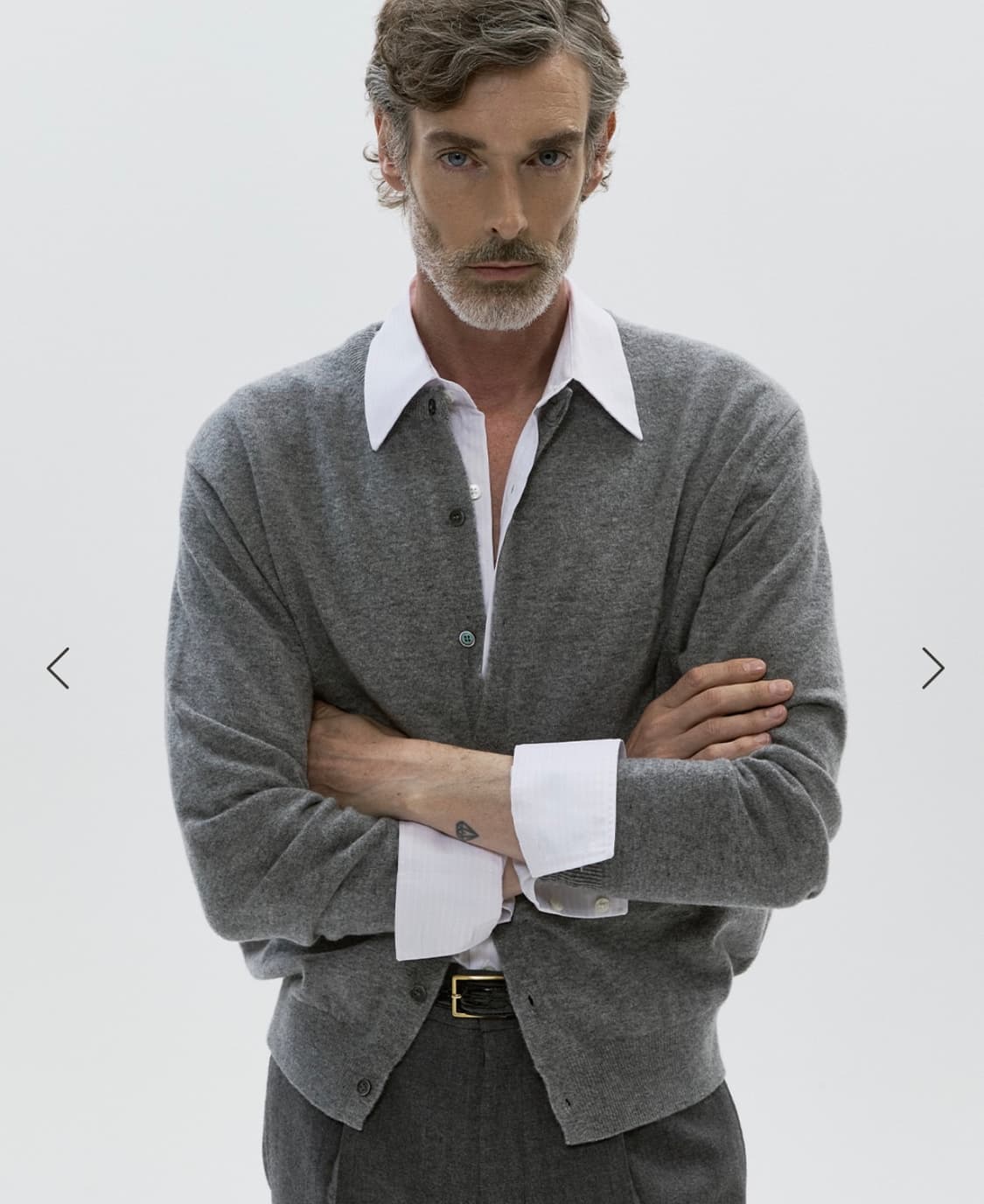 [XL] SAVAGE 라운드넥 니트 가디건 상품이미지2