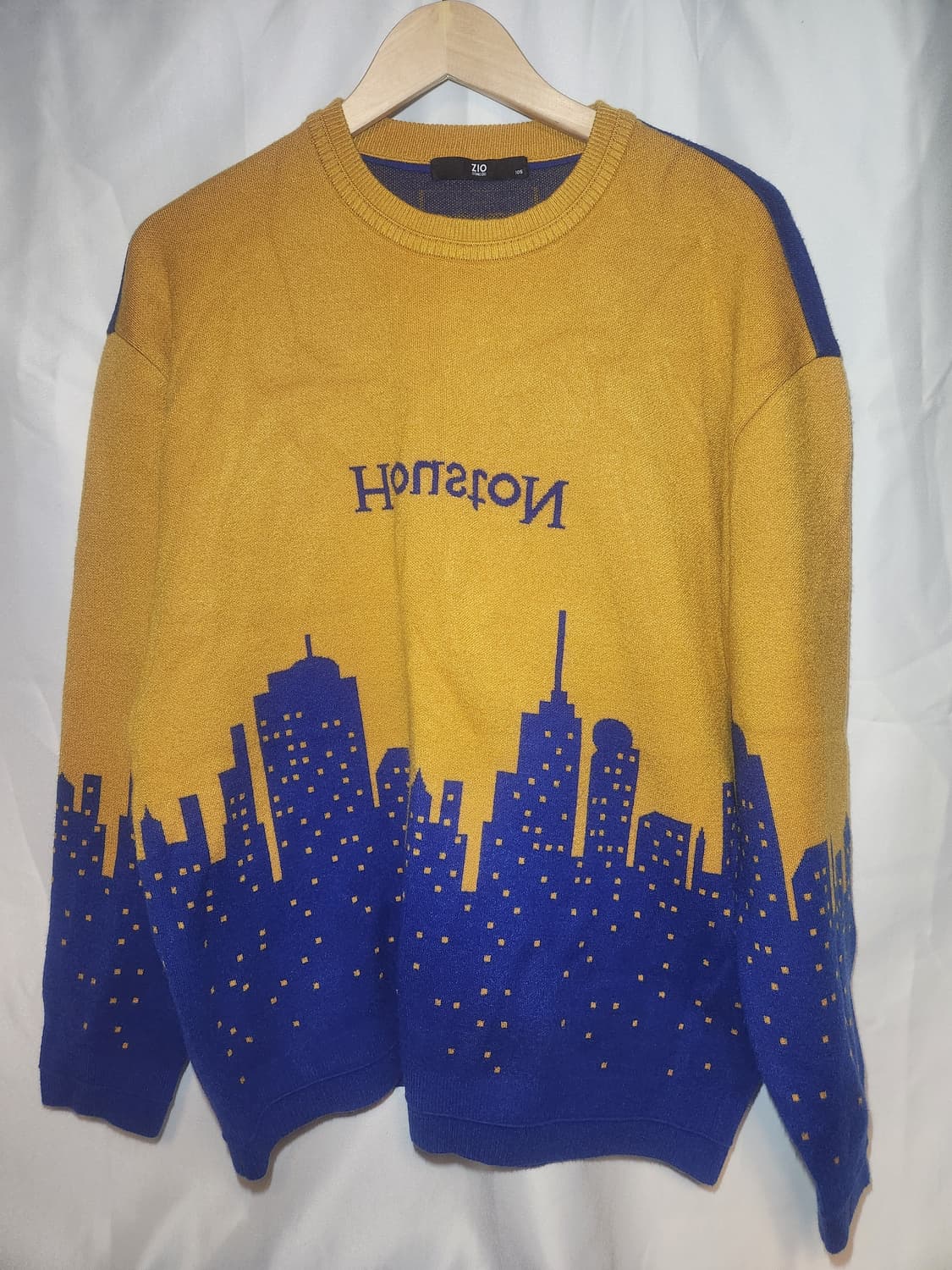 지오송지오 휴스턴 오버핏 라운드넥 니트 105 상품이미지1