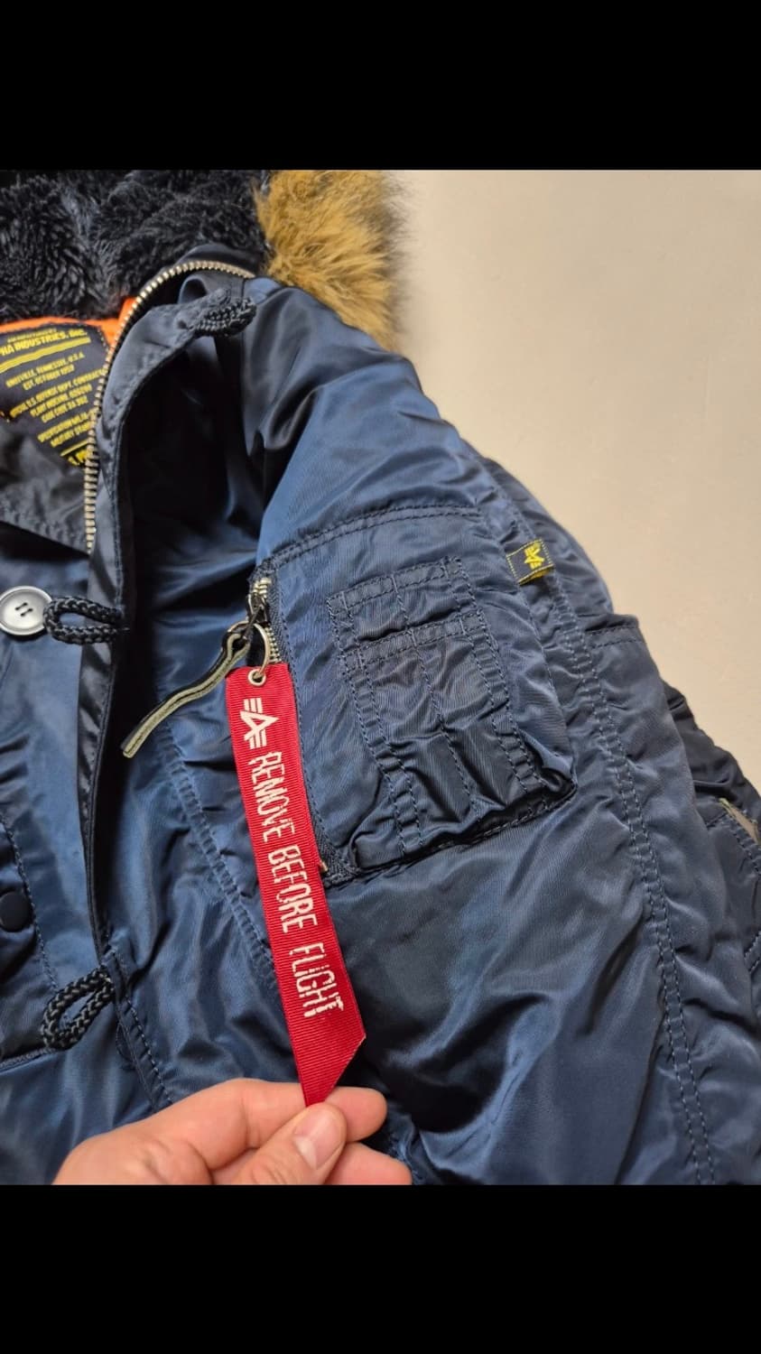 알파인더스트리 N-3B 네이비 xs 상품이미지5