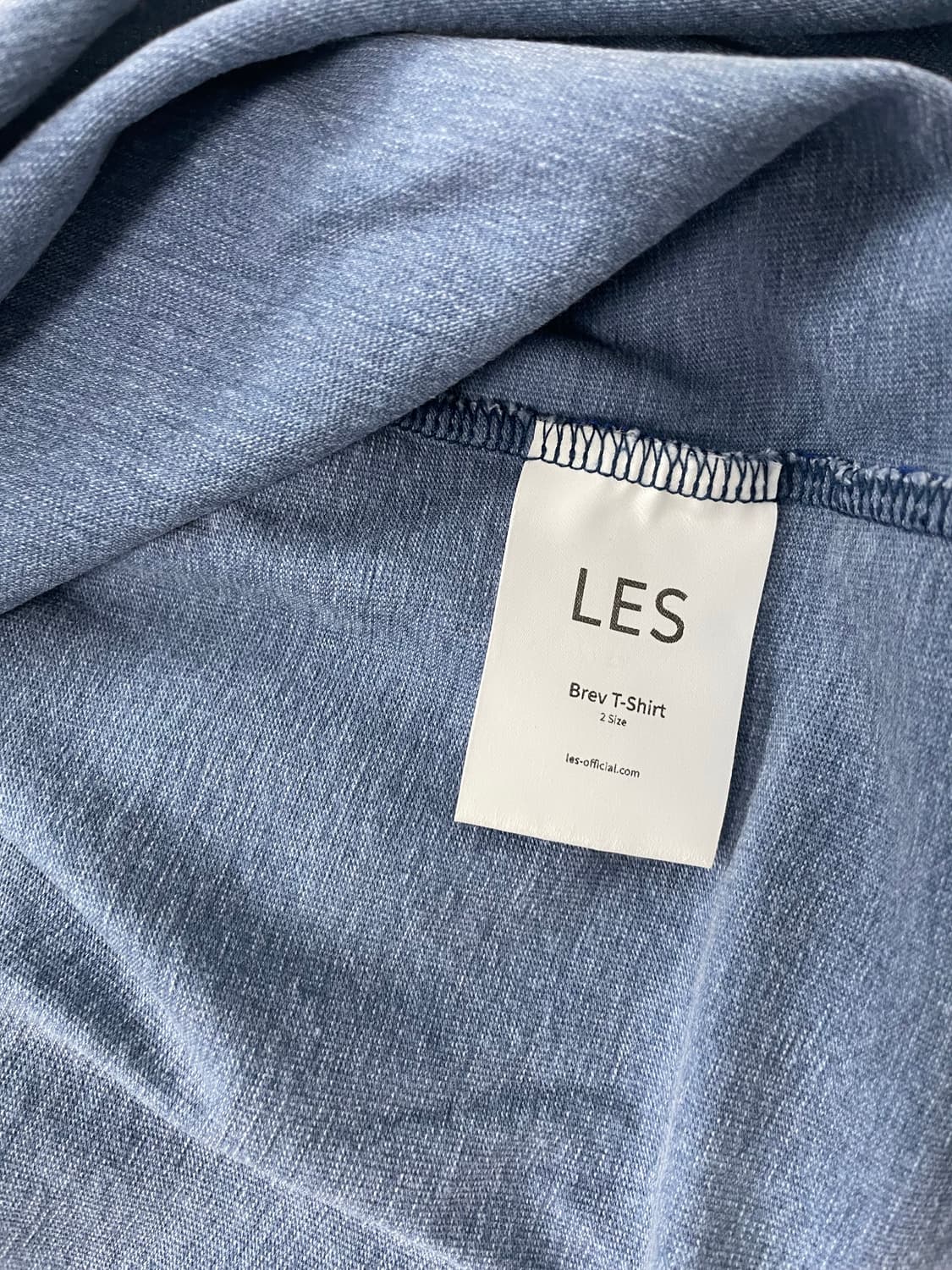 Les Brev T-shirt 반팔 블루 2 상품이미지6