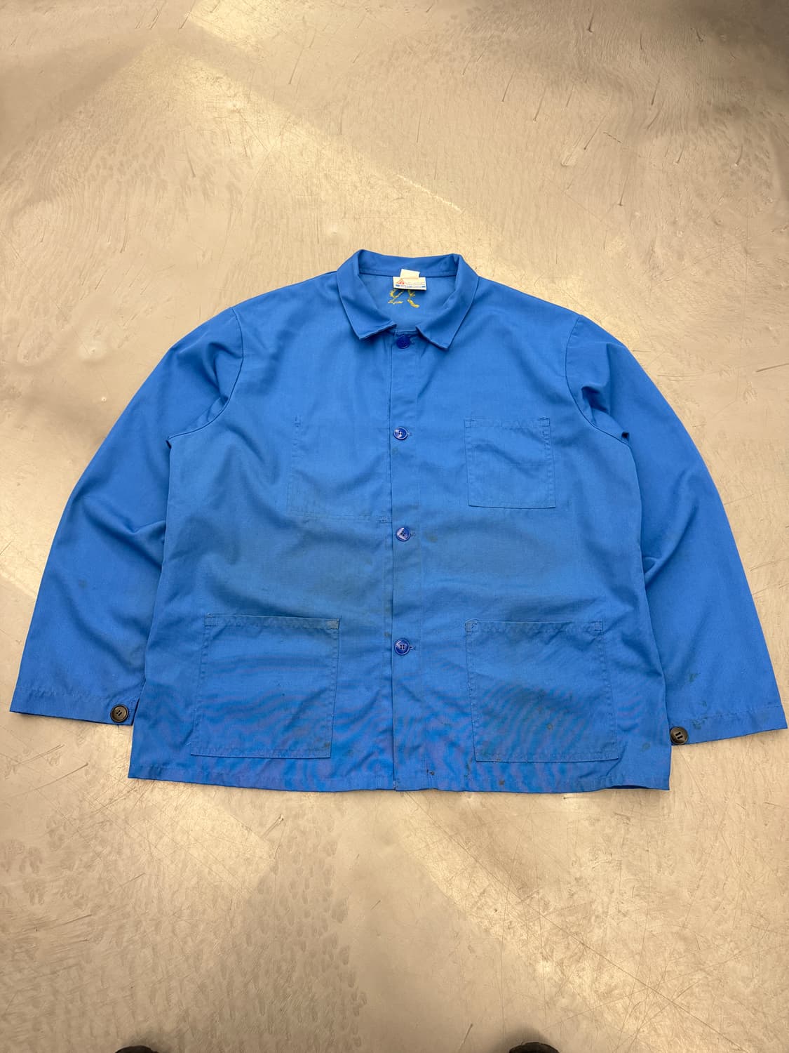OLD VINTAGE WASHED BLUE 빈티지프렌치워크자켓 상품이미지1