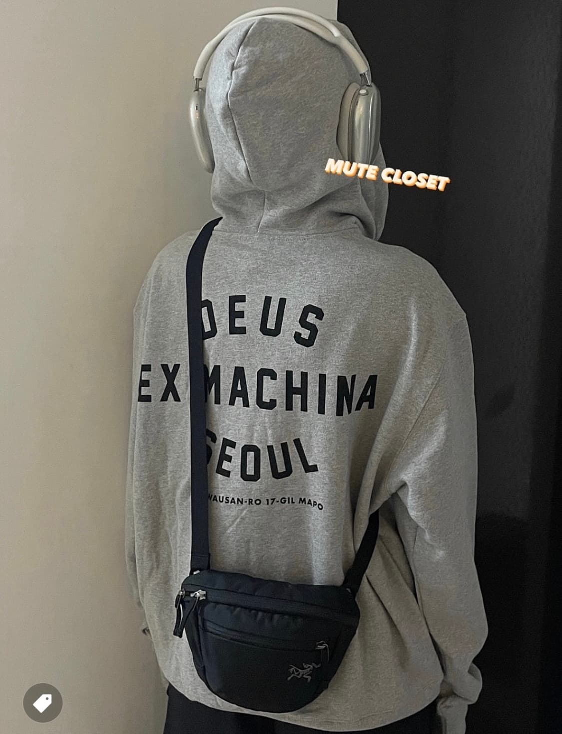 새상품) 데우스 엑스 마키나 서울 후드티 XL 그레이 상품이미지1