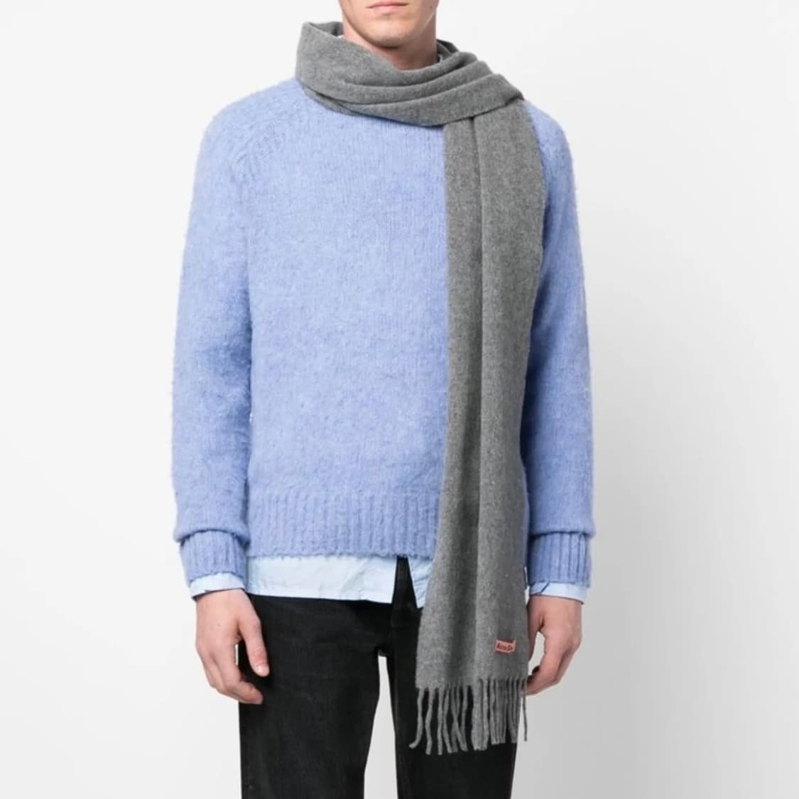 아크네 스튜디오 핑크 울 머플러 상품이미지7