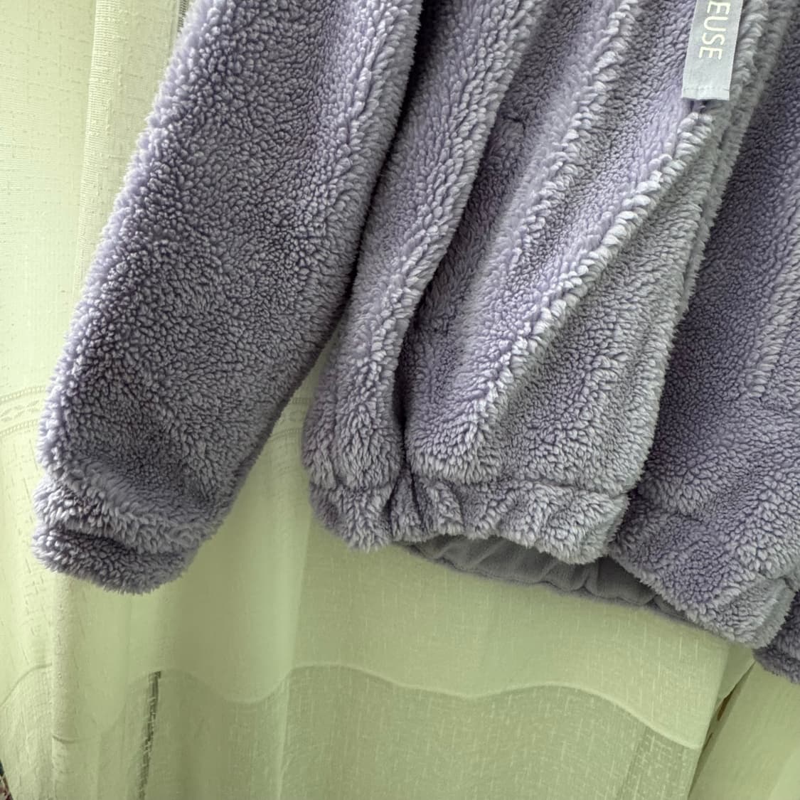 클라이드 연보라 뽀글이 후드 점퍼 상태 매우좋음 상품이미지8