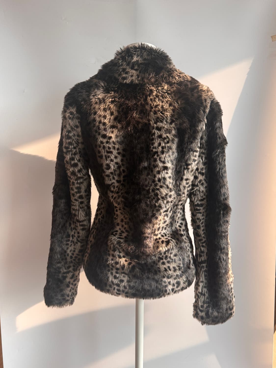 나나깔 긱시크 빈티지 펑크 레오파드 퍼자켓  상품이미지3