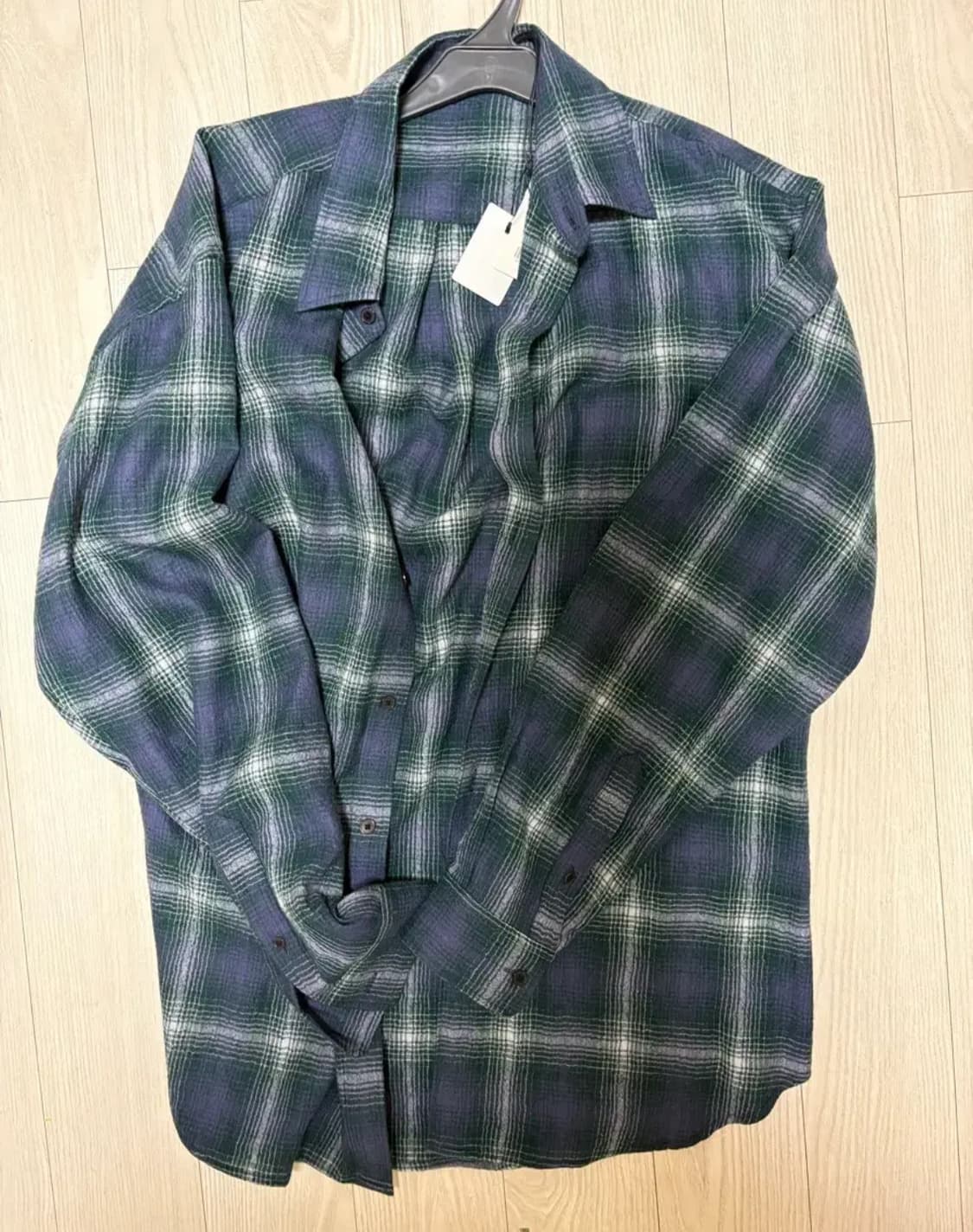 [5] AURALEE AIRY WOOL CHECK SHIRT 상품이미지2