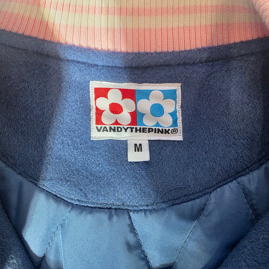 [M]반디더핑크 X SM 엔터테이먼트 아티스트 바시티 자켓 상품이미지5