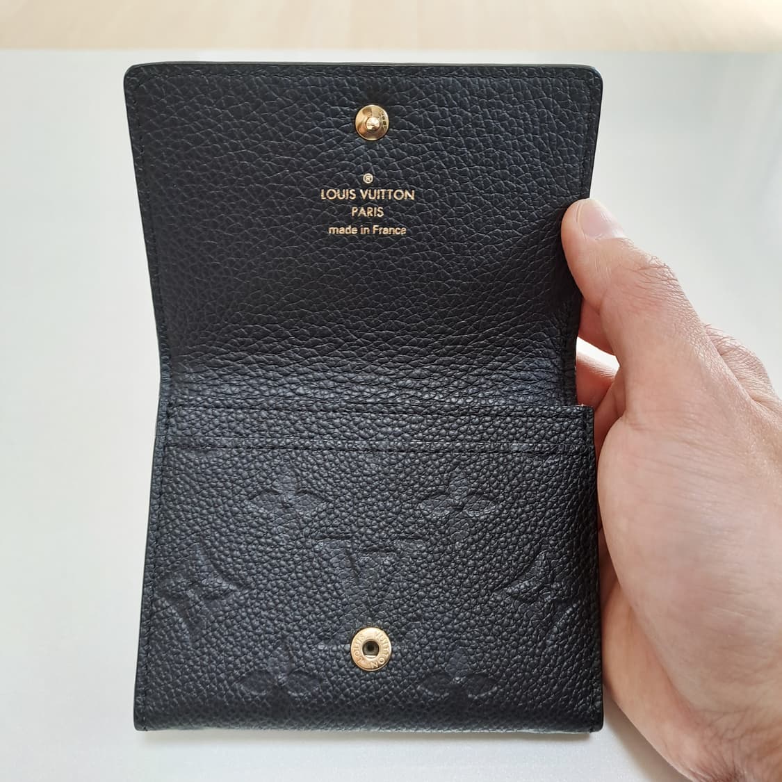 [100%/정품] 루이비통 비즈니스 카드홀더 블랙 지갑, 루이비통지갑 상품이미지4