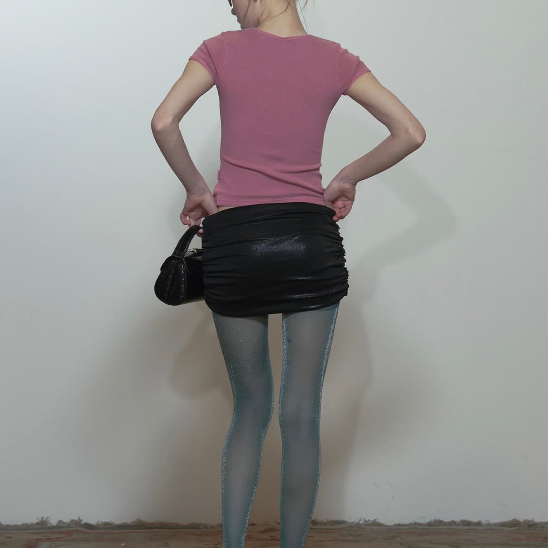 스컬프터 골지 반팔티셔츠 상품이미지2